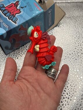 Kidrobot Dark Harbor 'Skipper' Red Seahorse Vinyl Mini Figure